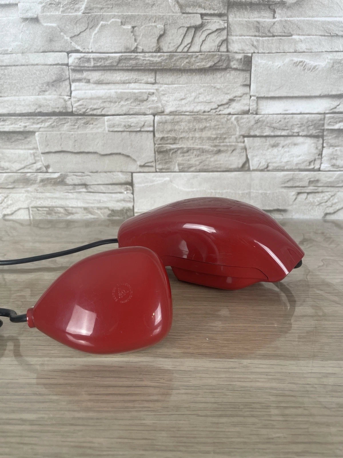 Telefono Grillo Rosso Bordeaux Design Zanuso Sapper Vintage A Disco Siemens Auso