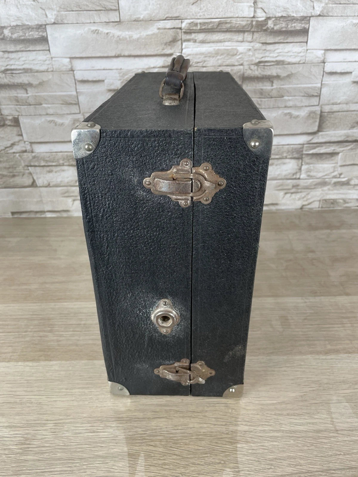 Grammofono Portatile Da Pic-Nic Valigetta Vintage Epoca Anni '30 Phonia 78 Giri