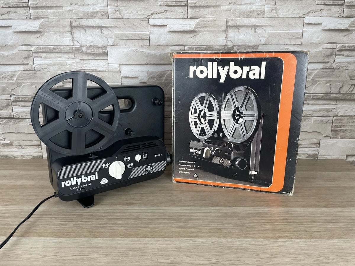 Proiettore Giocattolo Rollybral Vintage Anni '70 Super 8 Per Pezzi Di Ricambio