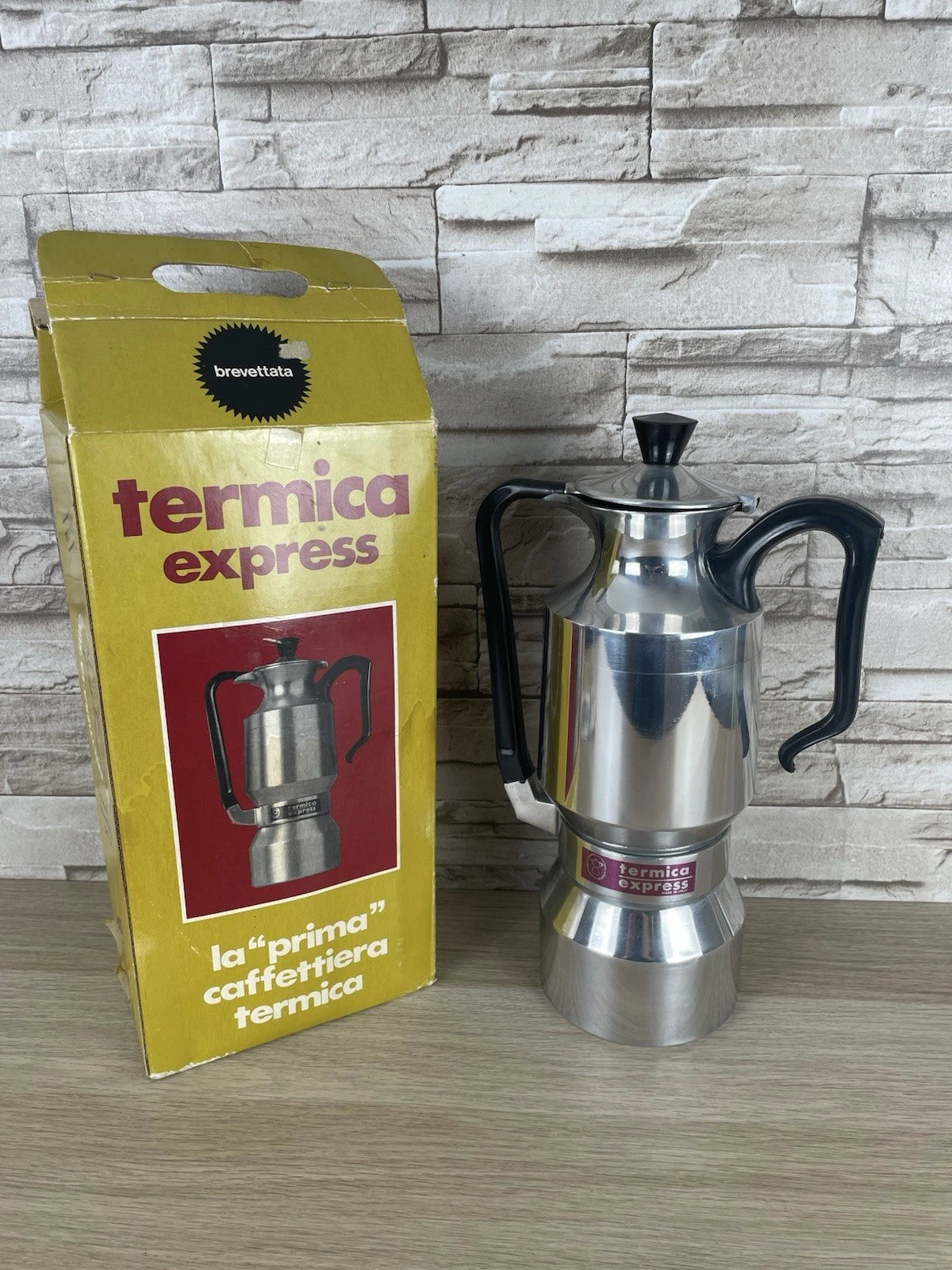 Caffettiera Termica Express La Signora Vintage Anni 60 Con Scatola E Istruzioni