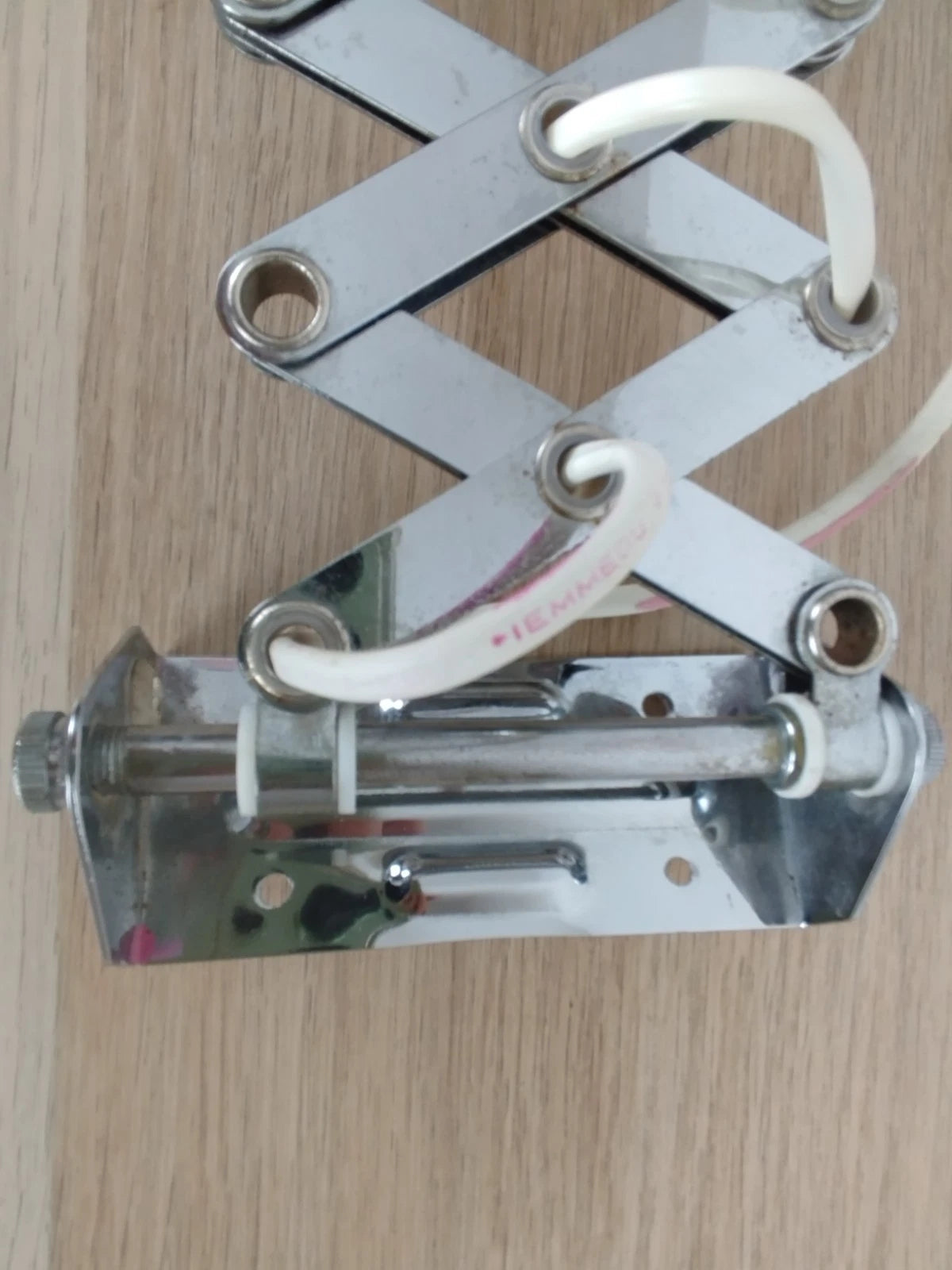 Lampada Applique Da Muro E Parete A Pantografo Cromata Vintage Industriale Retrò