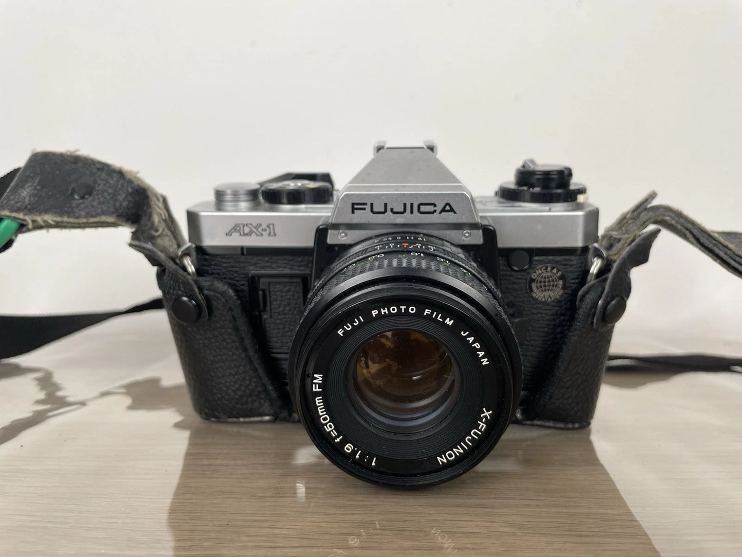 Fotocamera Analogica Fujica Ax-1 Reflex 35mm Obiettivo Fujinon 50 mm Nera 1979