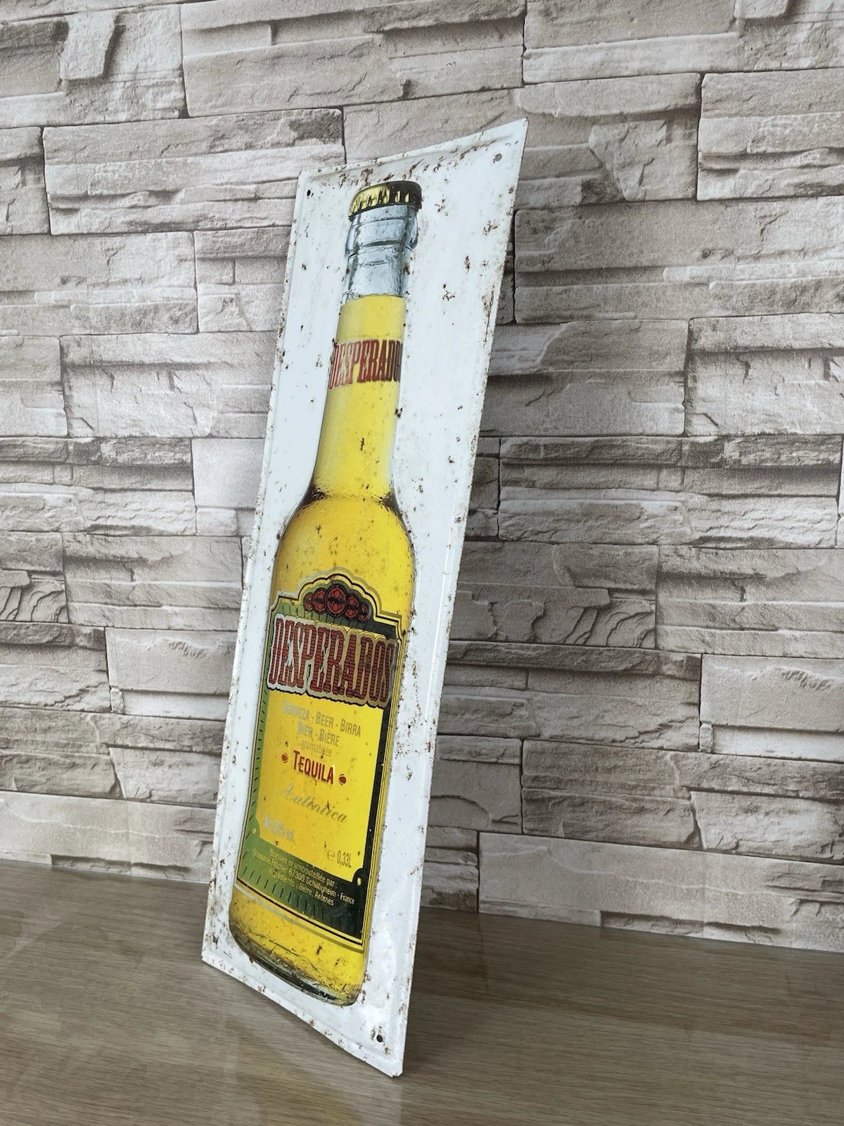 Insegna Di Metallo Da Muro Vintage Desperados Tequila Birra Cerveza