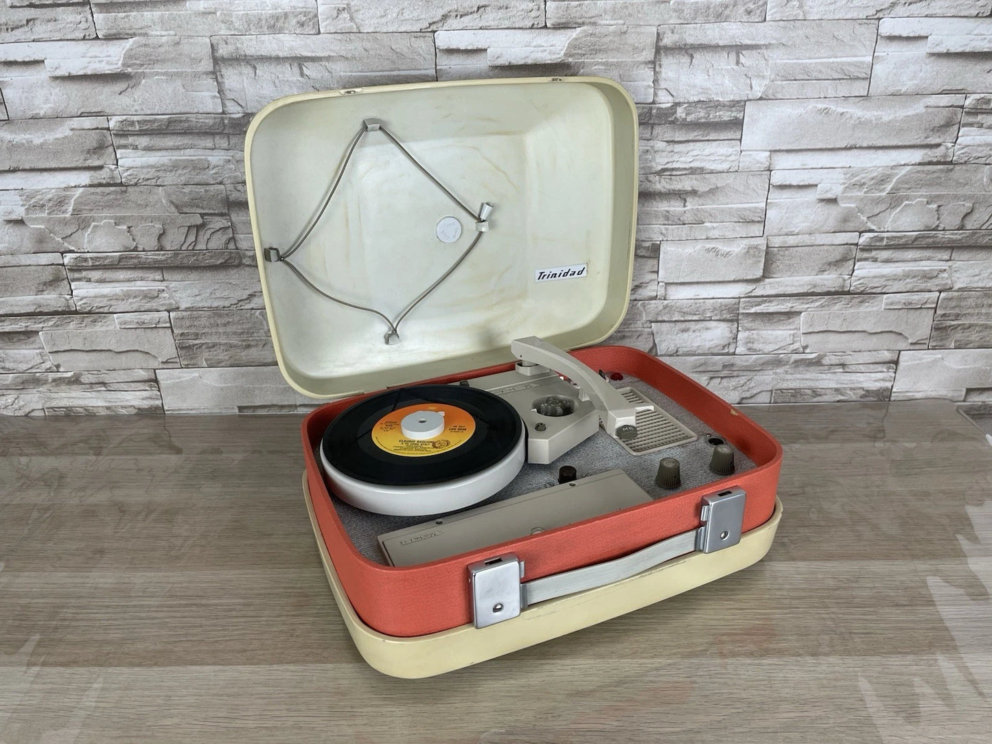 Fonovaligia Lesa Inverso LF 470 Trinidad Vintage Giradischi Valigetta Portatile
