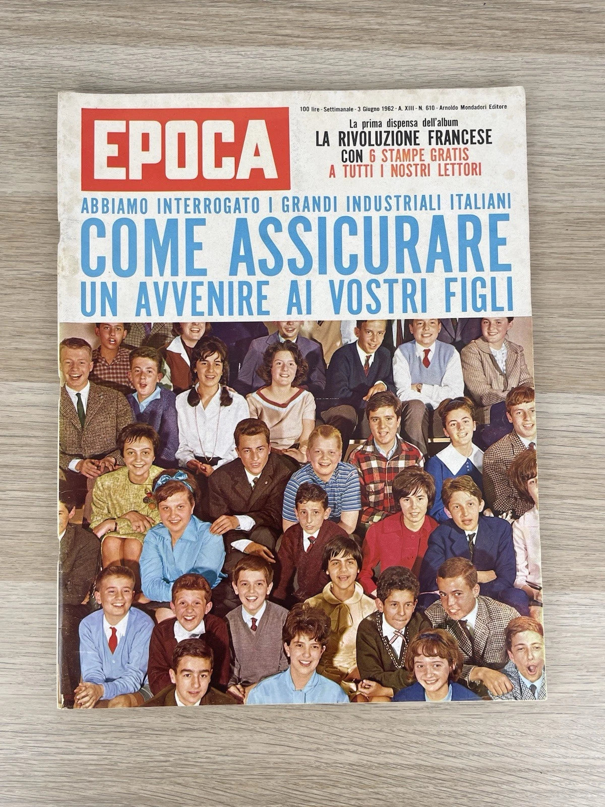 Rivista Epoca 3 Giugno 1962 N.610 A.XIII Arnoldo Mondadori Editore Vintage