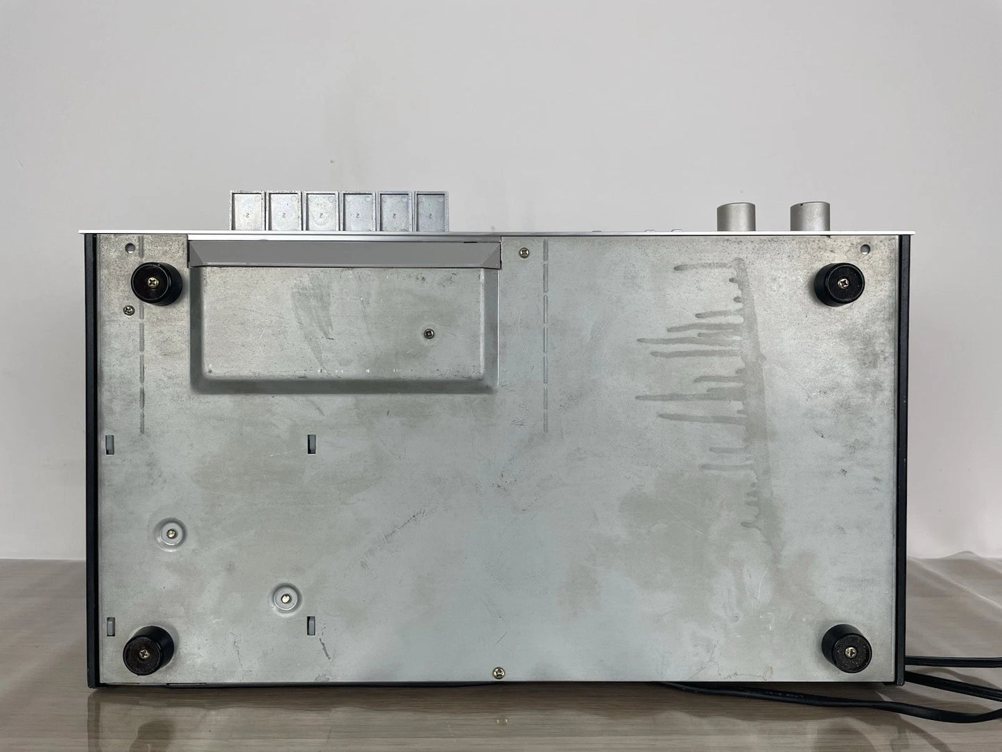 Piastra Cassette Yamaha K350 Lettore Musicassette Vintage Argento Nippon Gakki