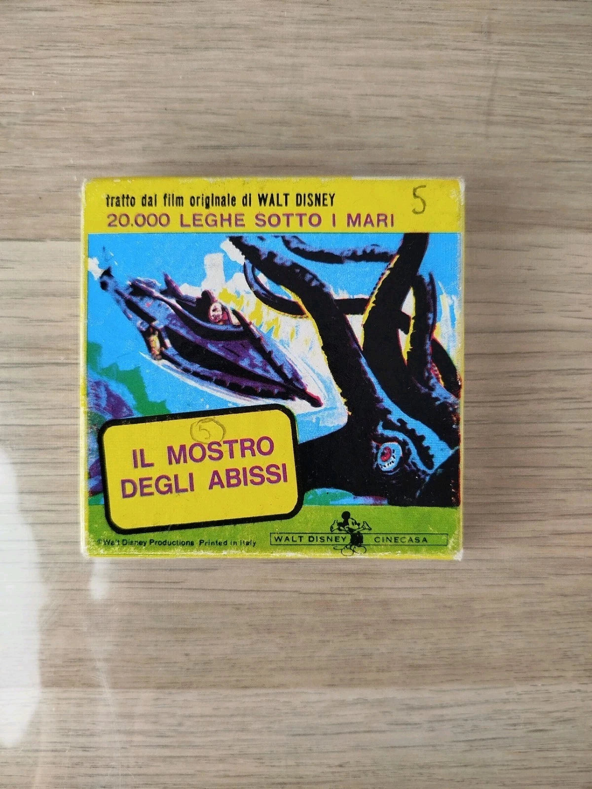Pellicola Film Super 8 Walt Disney Il Mostro Degli Abissi Vintage Epoca Anni 60