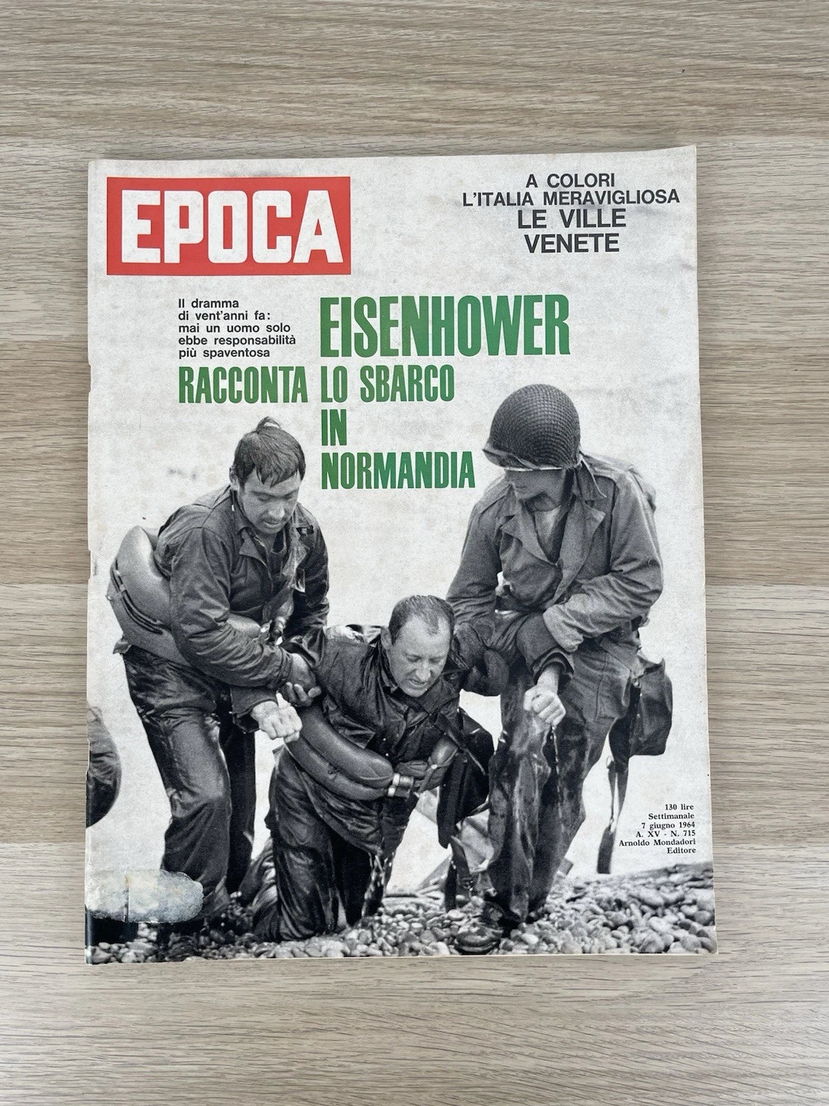 Rivista Epoca 7 Giugno 1964 N.715 A.XV Arnoldo Mondadori Editore Vintage
