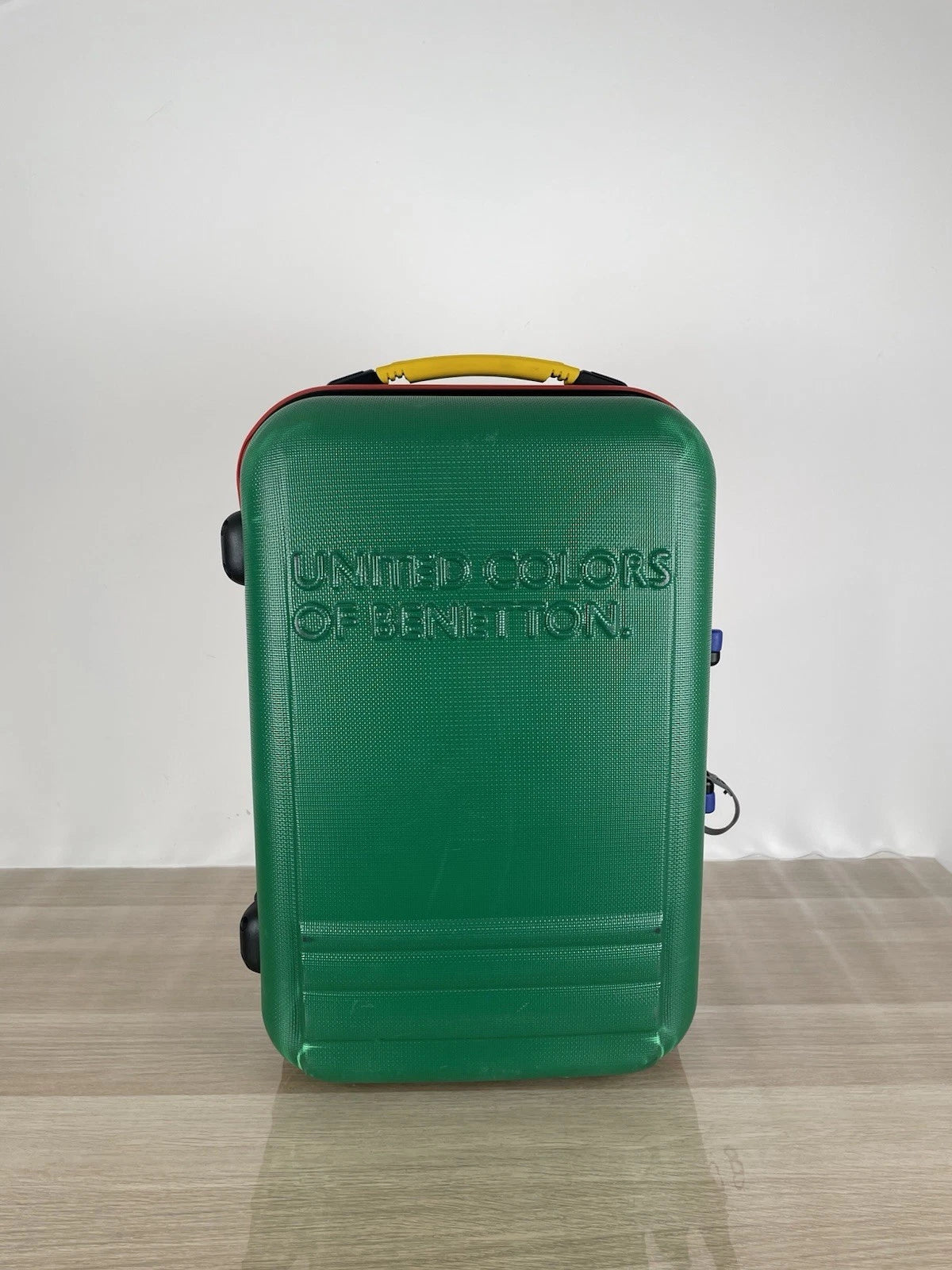 Valigia Rigida Trolley United Colors Of Benetton Verde Rosso Colorato Anni 80/90