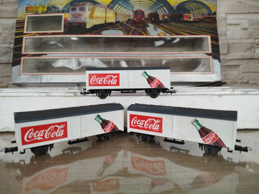Trenino Elettrico Lima Coca Cola Santa Fe Vintage HO con Scatola Originale