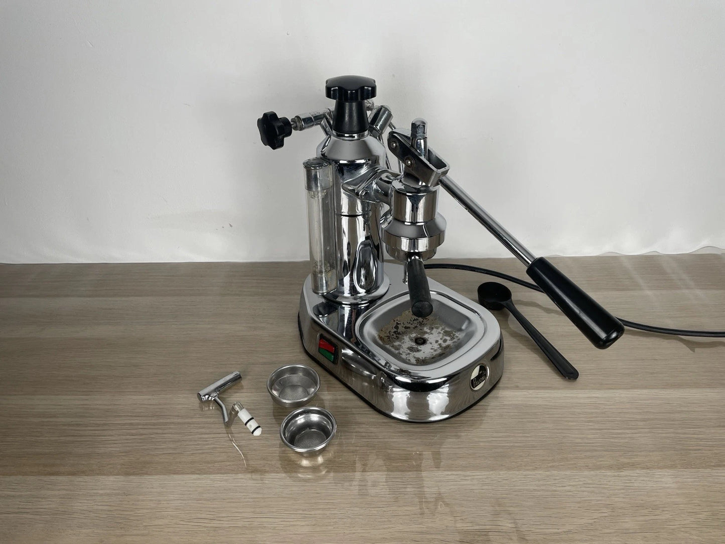 Macchina per caffè espresso La Pavoni 2a Europiccola Argento Vintage Anni 90