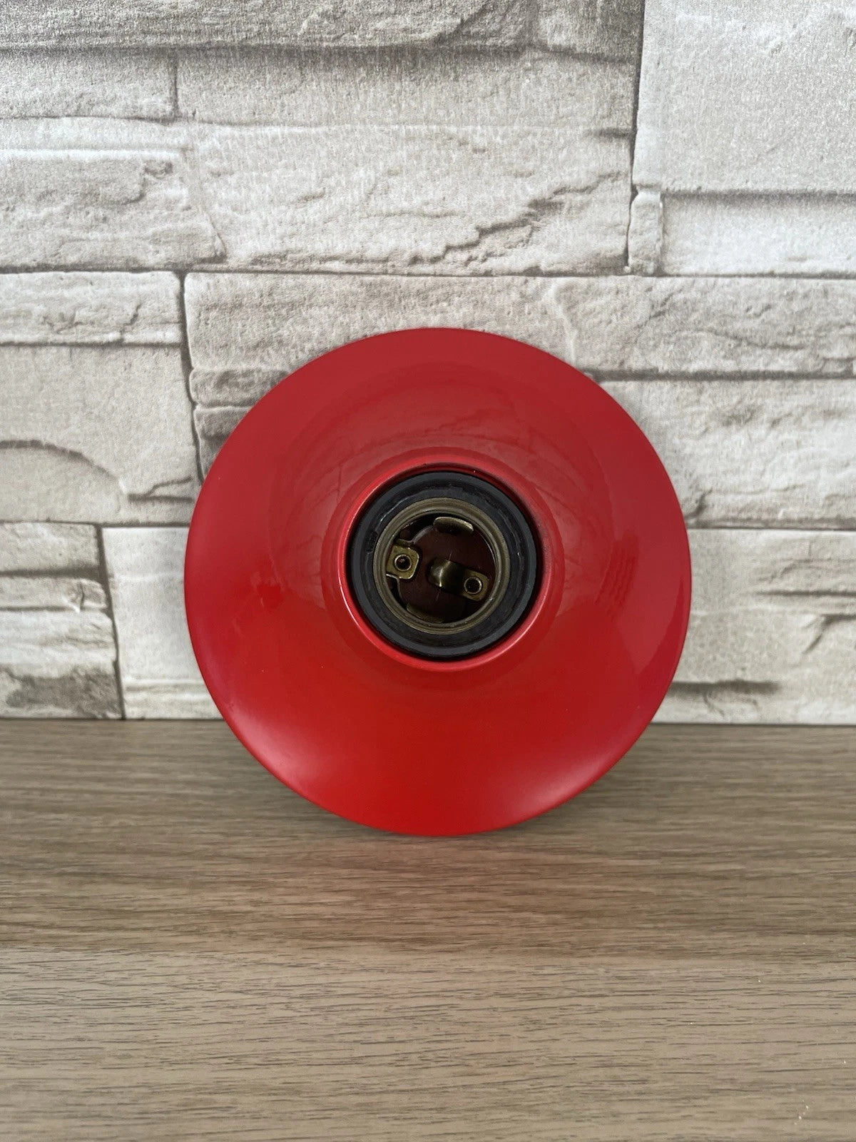 Lampada Da Muro Applique Teti Design Vico Magistretti Per Artemide Rosso Vintage