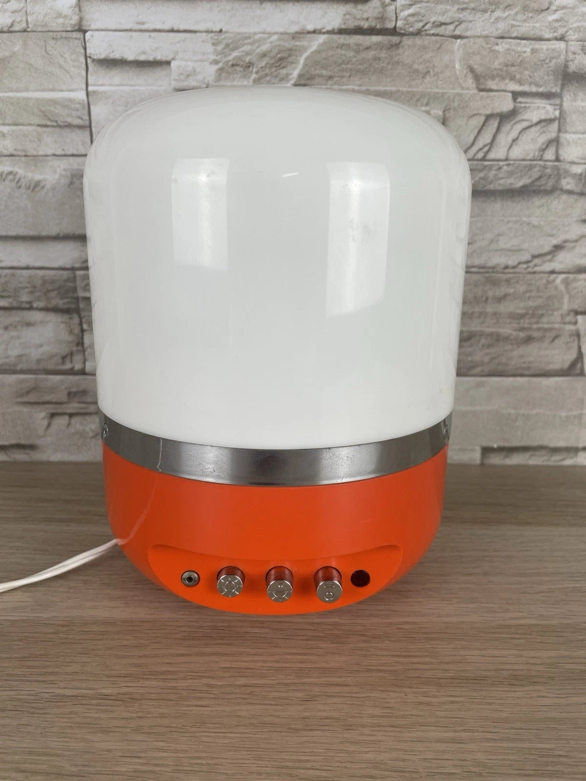 Radio Lampada 60s Europhon Design Adriano Rampoldi Vintage Space Age Arancione