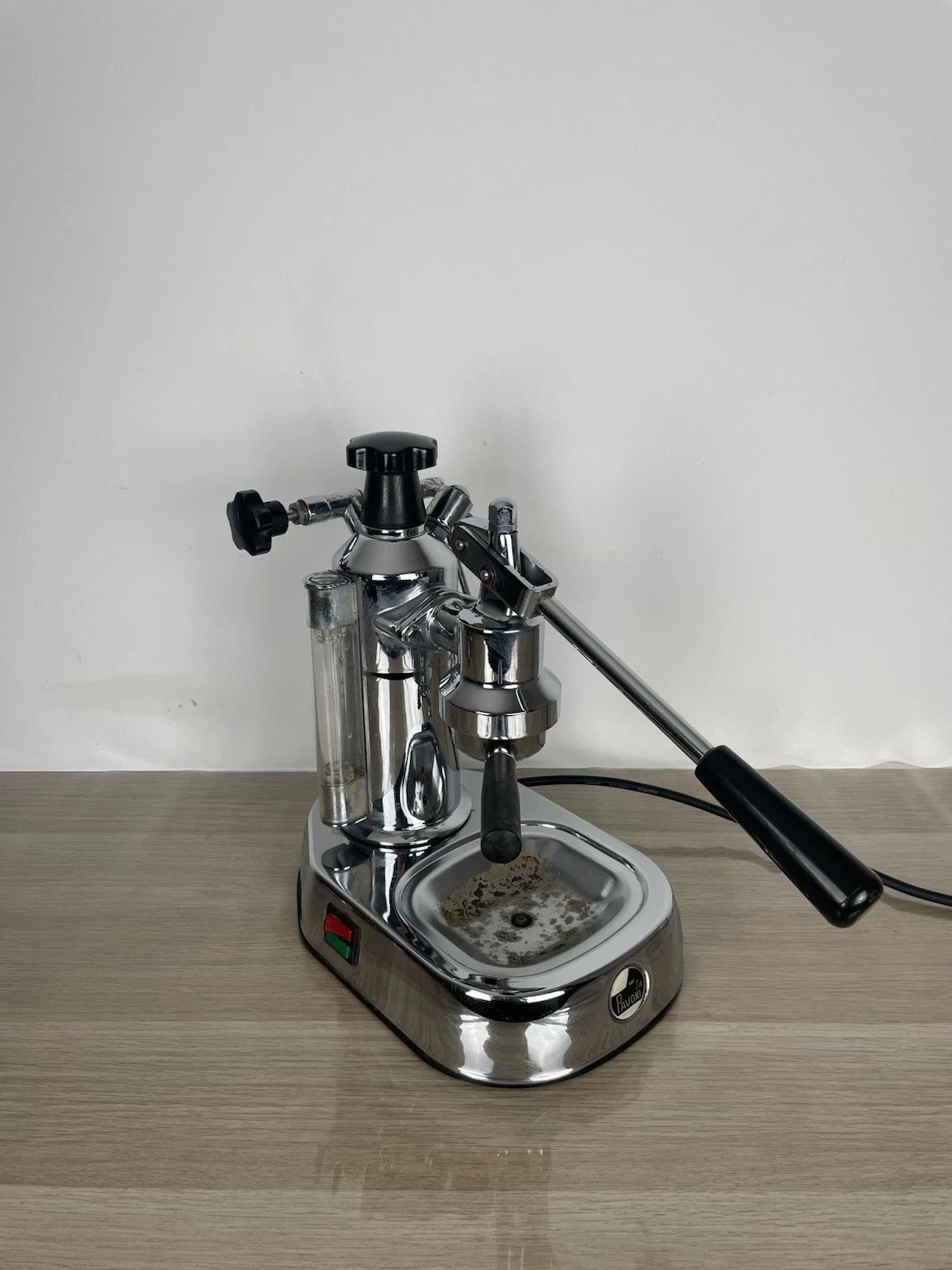 Macchina per caffè espresso La Pavoni 2a Europiccola Argento Vintage Anni 90