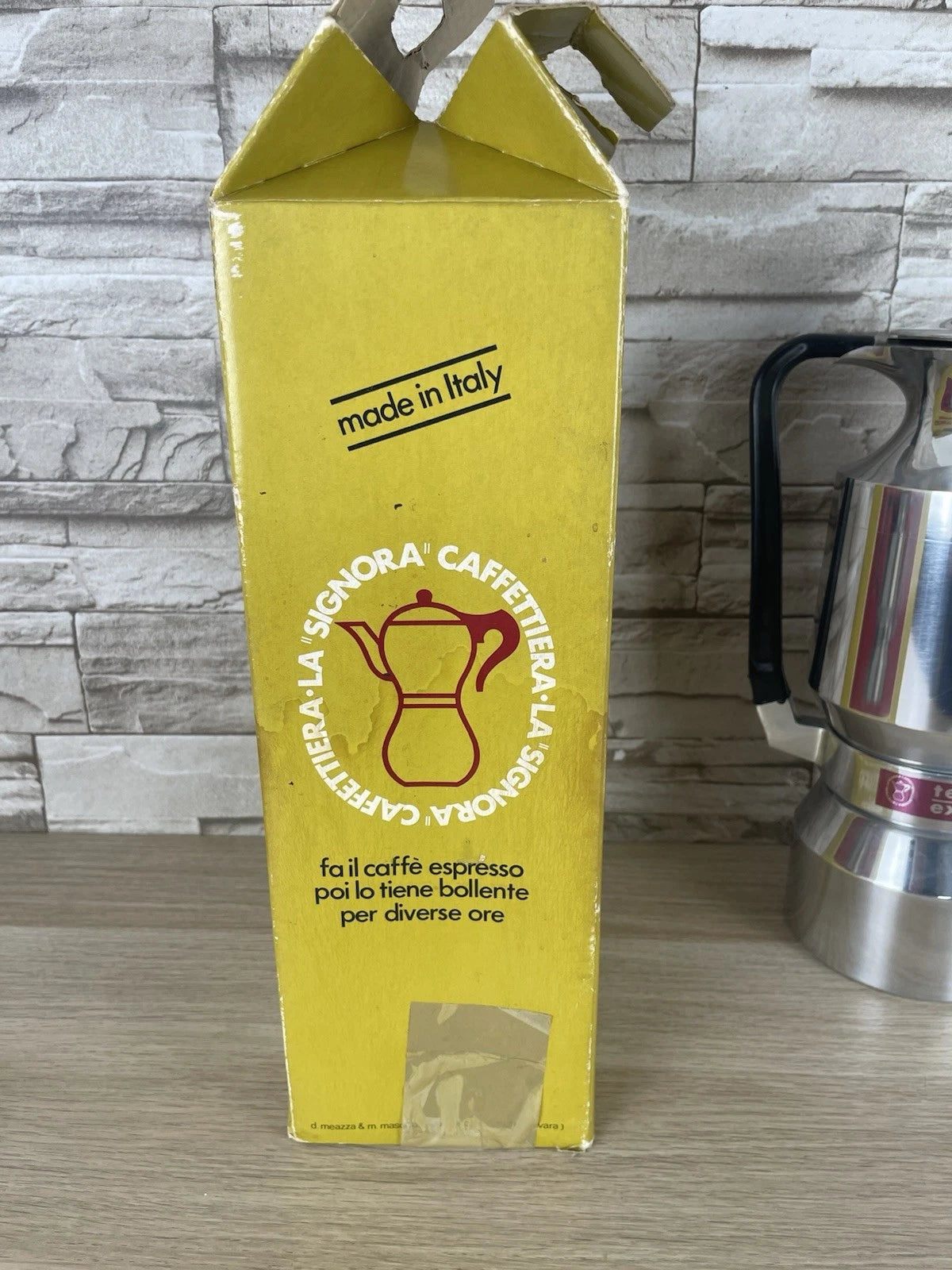 Caffettiera Termica Express La Signora Vintage Anni 60 Con Scatola E Istruzioni