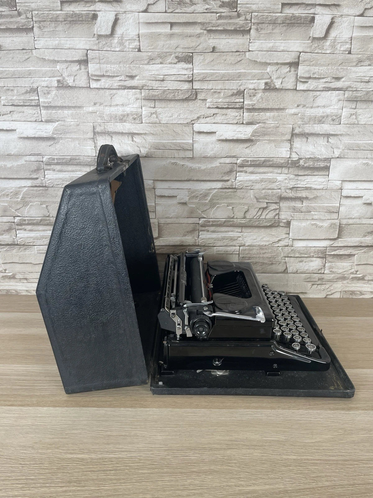 Macchina Per Scrivere Everest Mod.90 Milano Vintage Epoca Anni 40/50 Nera