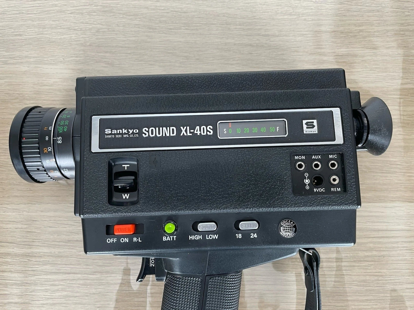 Cinepresa Sankyo Sound XL 40 S Giappone Vintage 1975 Nero Super 8 Sonora ASA