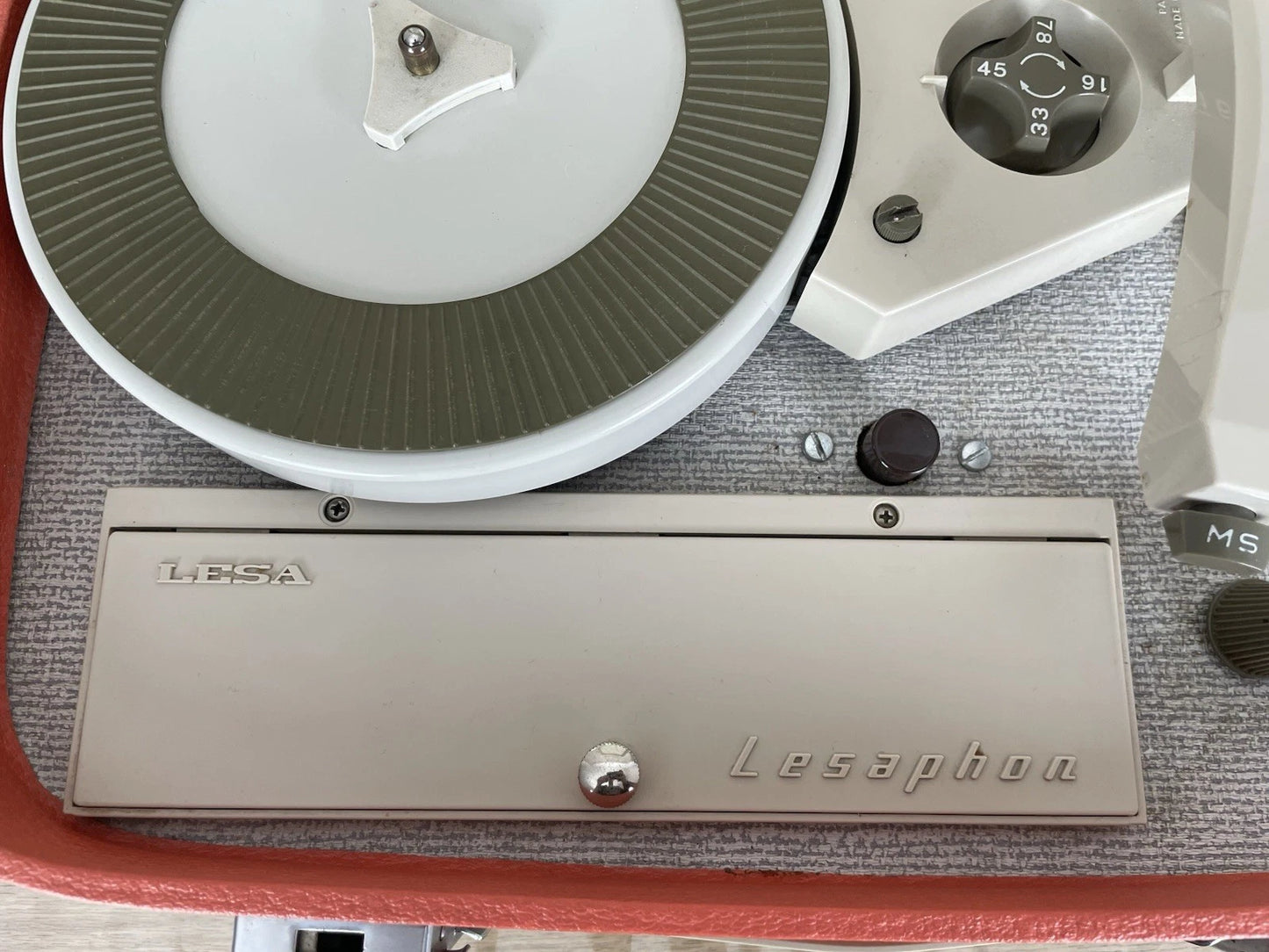 Fonovaligia Lesa Inverso LF 470 Trinidad Vintage Giradischi Valigetta Portatile