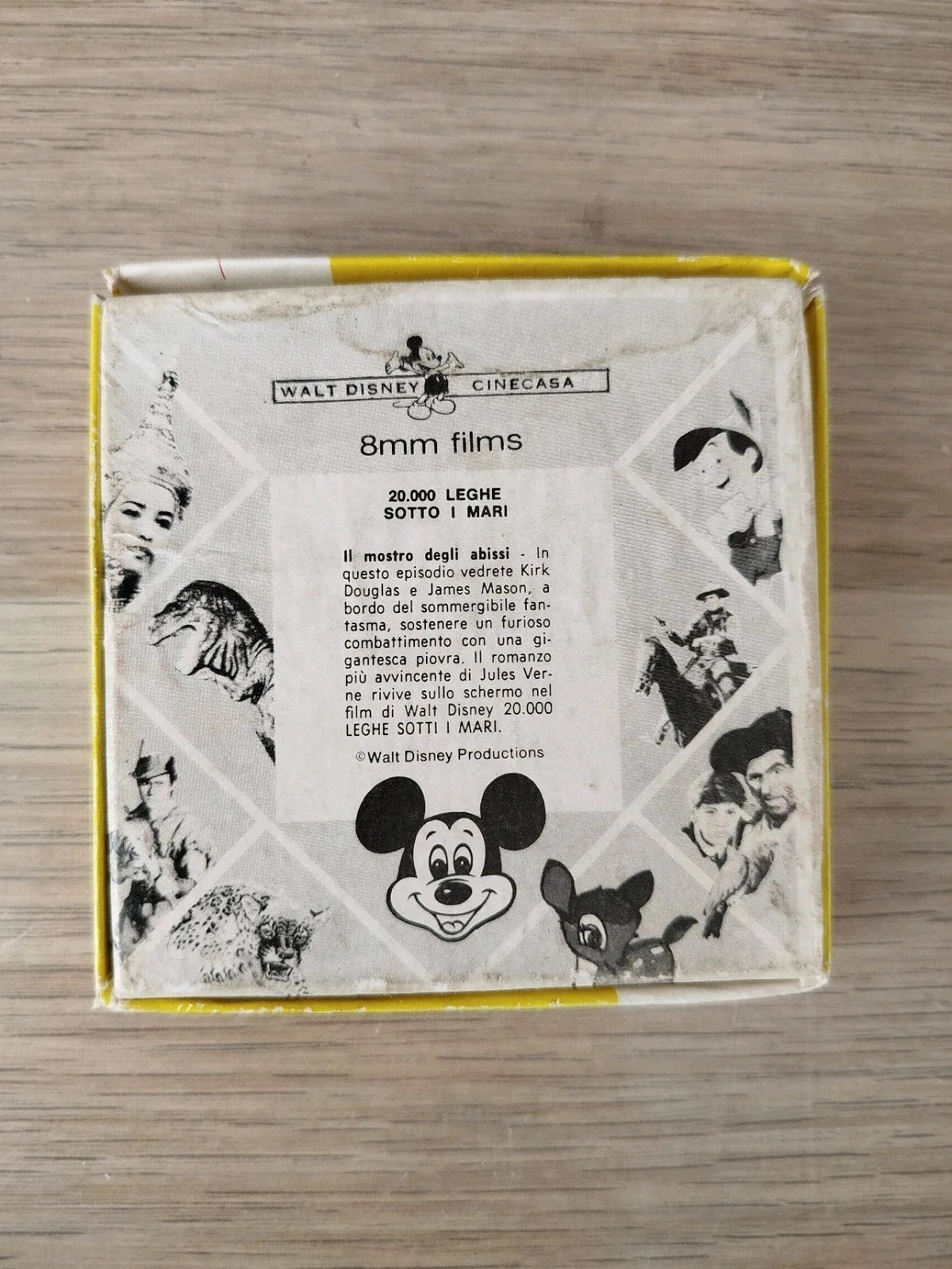 Pellicola Film Super 8 Walt Disney Il Mostro Degli Abissi Vintage Epoca Anni 60