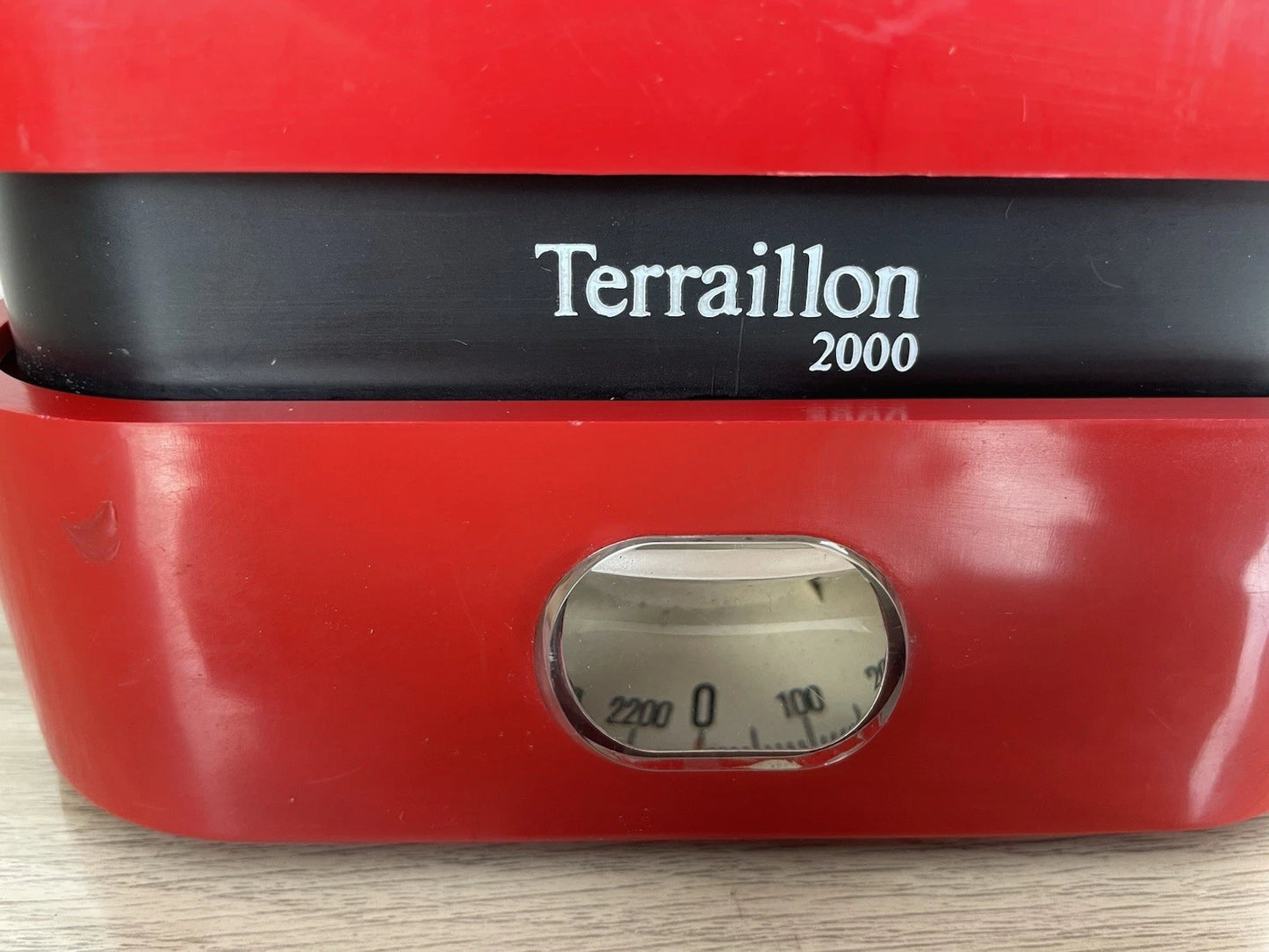 Bilancia Terraillon Export 2000 Design Zanuso Sapper Vintage Anni 70 Rossa