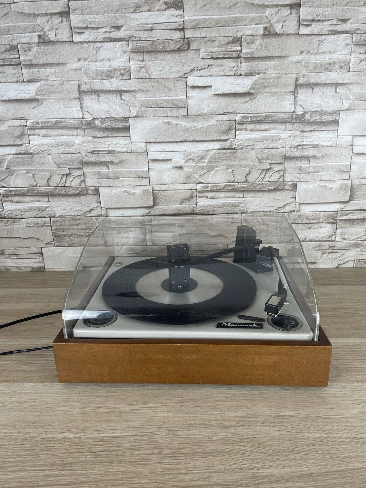 Giradischi Monarch Vintage Epoca Anni 70 Per Pezzi Di Ricambio