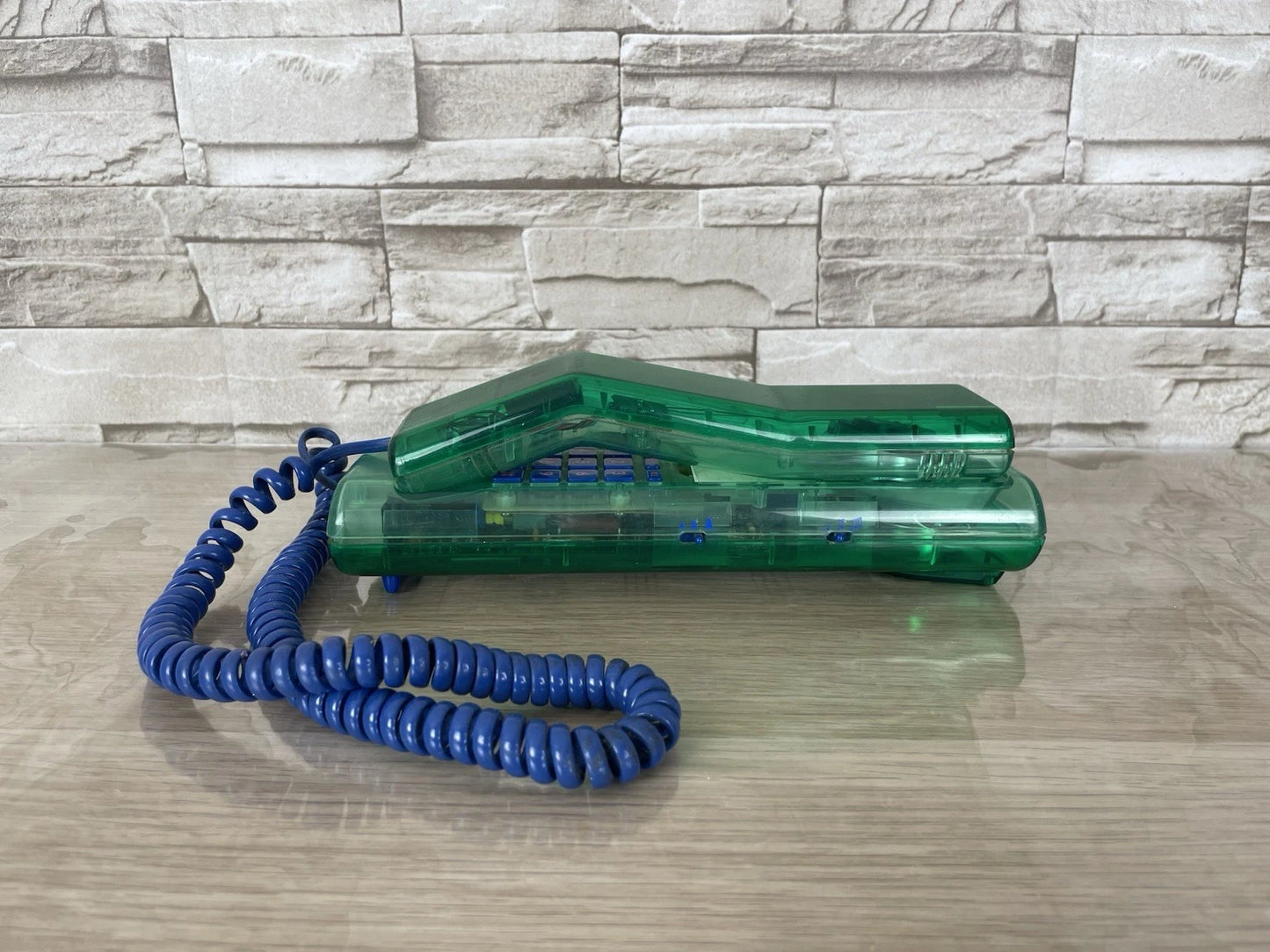 Telefono Fisso Swatch Twin Phone Deluxe Model Verde Blu 1989 Vintage Phone