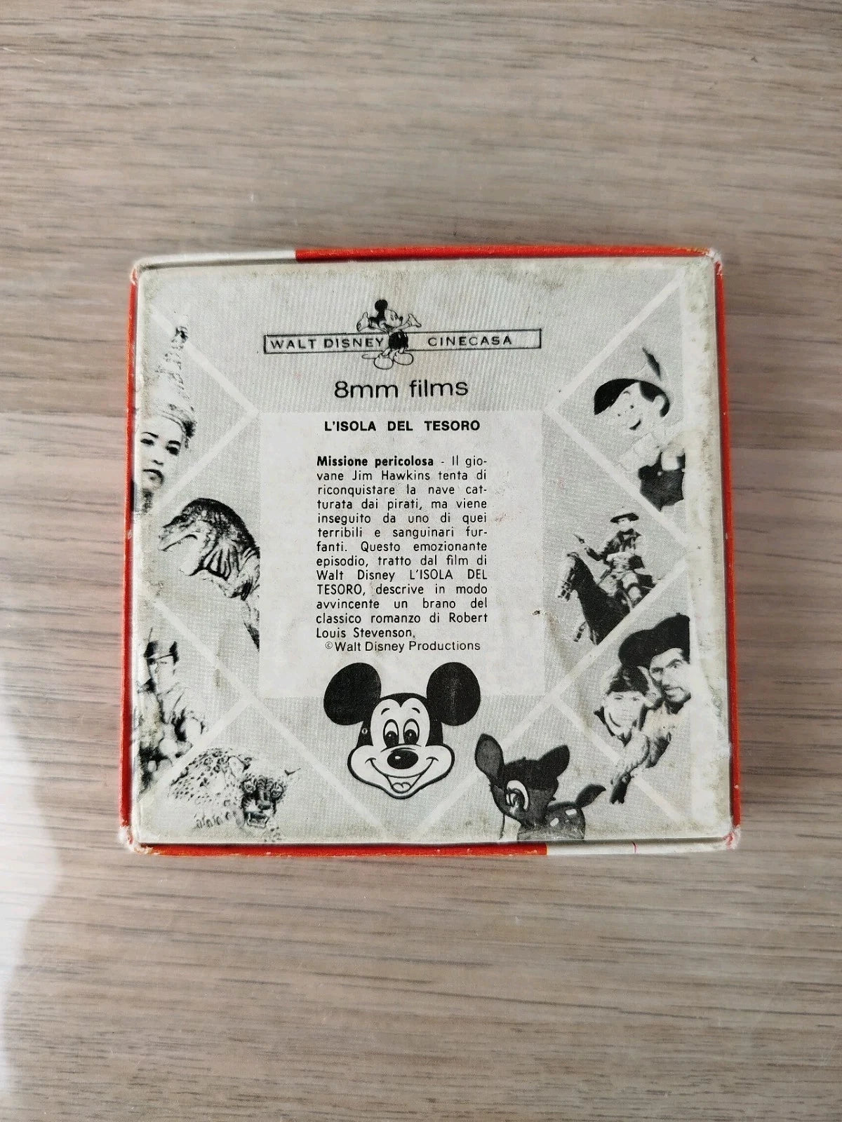 Pellicola Film Super 8 Missione Pericolosa Walt Disney L'Isola Del Tesoro Epoca