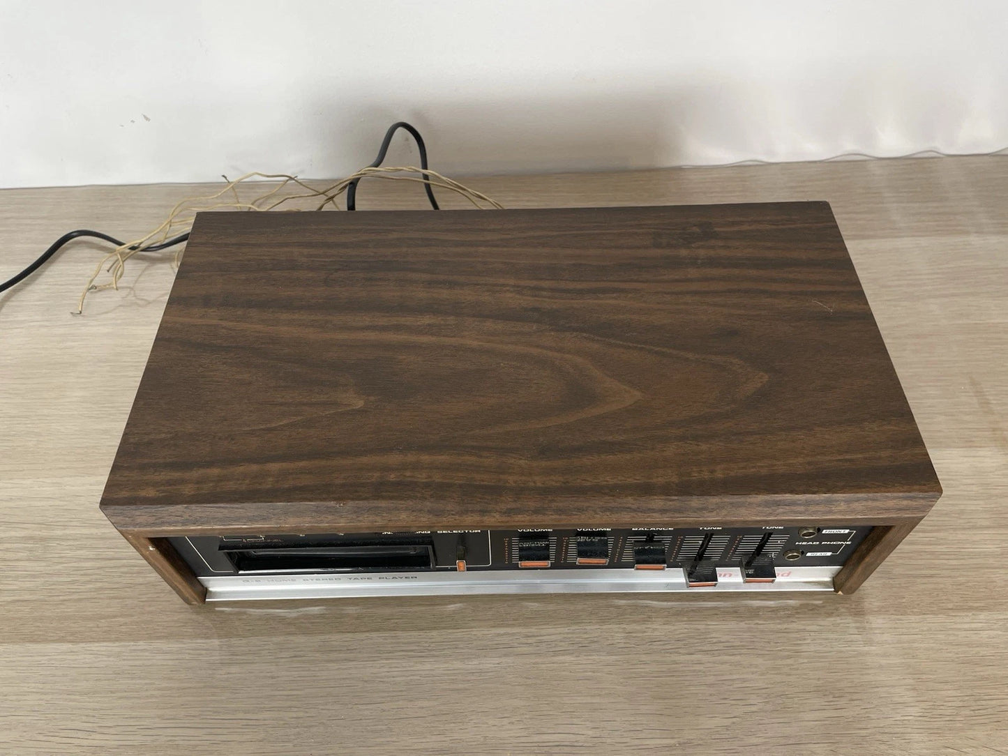 Lettore Cassette Amplificatore Q-8 Home Stereo 8 Tape Player Senn Sound Heq-201