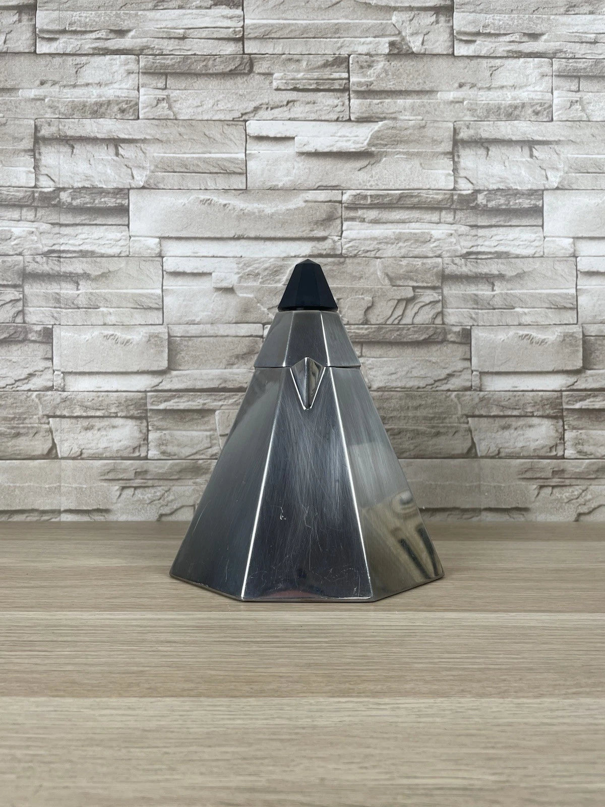 Bollitore Calderoni Fratelli Serie Piramide Ottagonale Vintage Anni 60 Acciaio