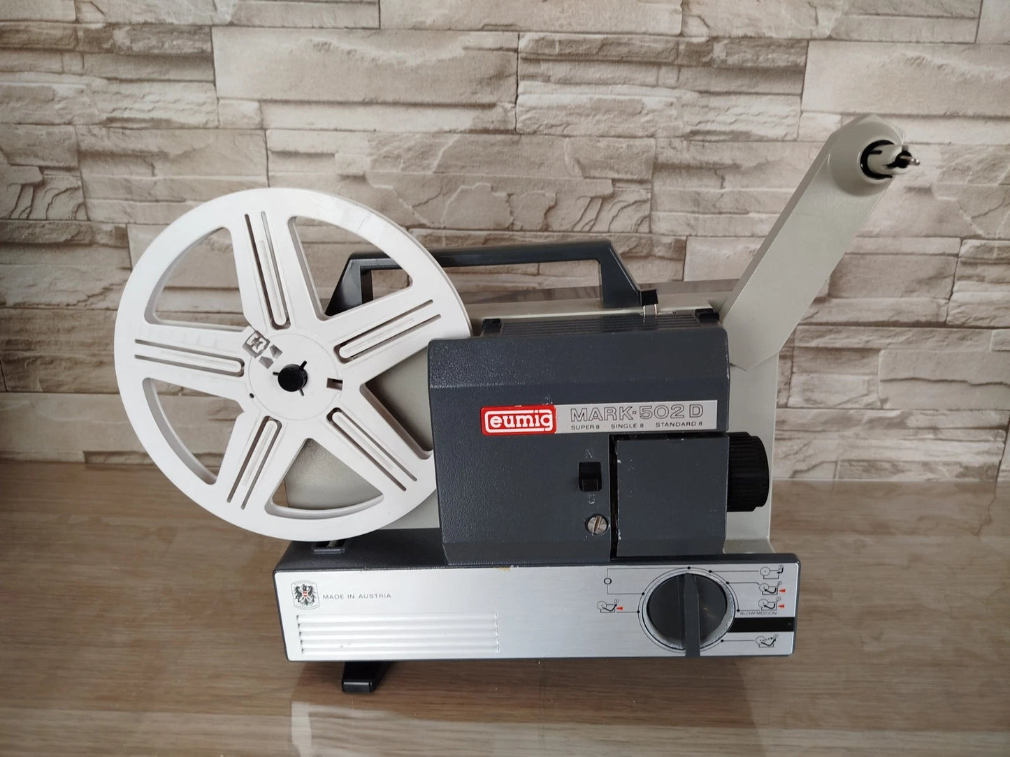 Proiettore Eumig Mark 502 D Per Pellicole Super 8 Vintage Epoca Anni 60 Nero