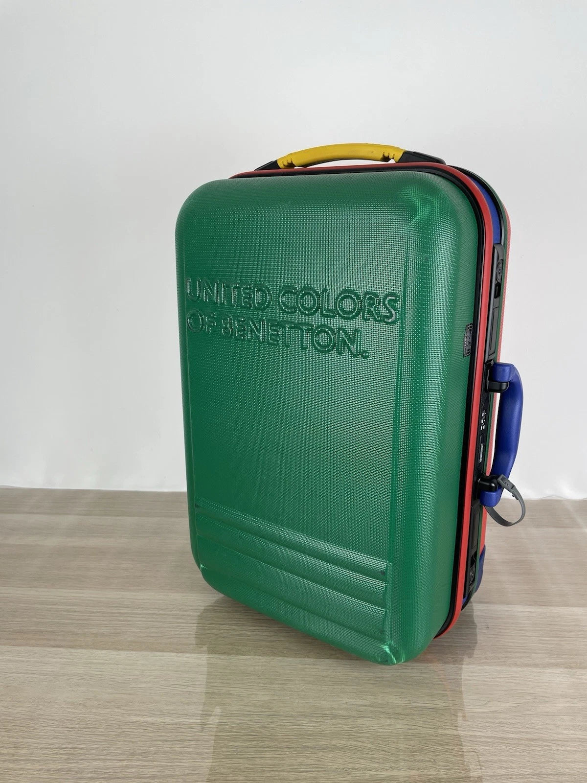 Valigia Rigida Trolley United Colors Of Benetton Verde Rosso Colorato Anni 80/90