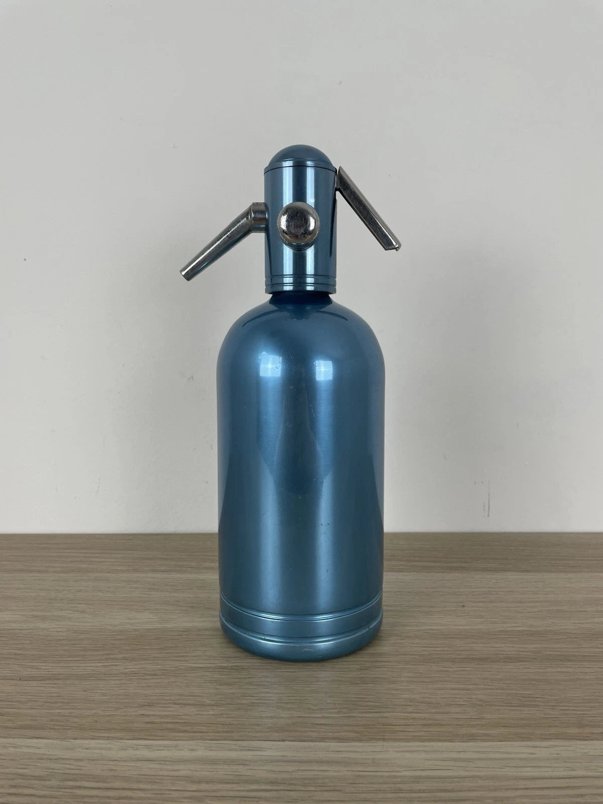 Seltz Sifoni Autoseltz SACCAB Vintage Azzurro Design Sergio Asti Epoca Alluminio