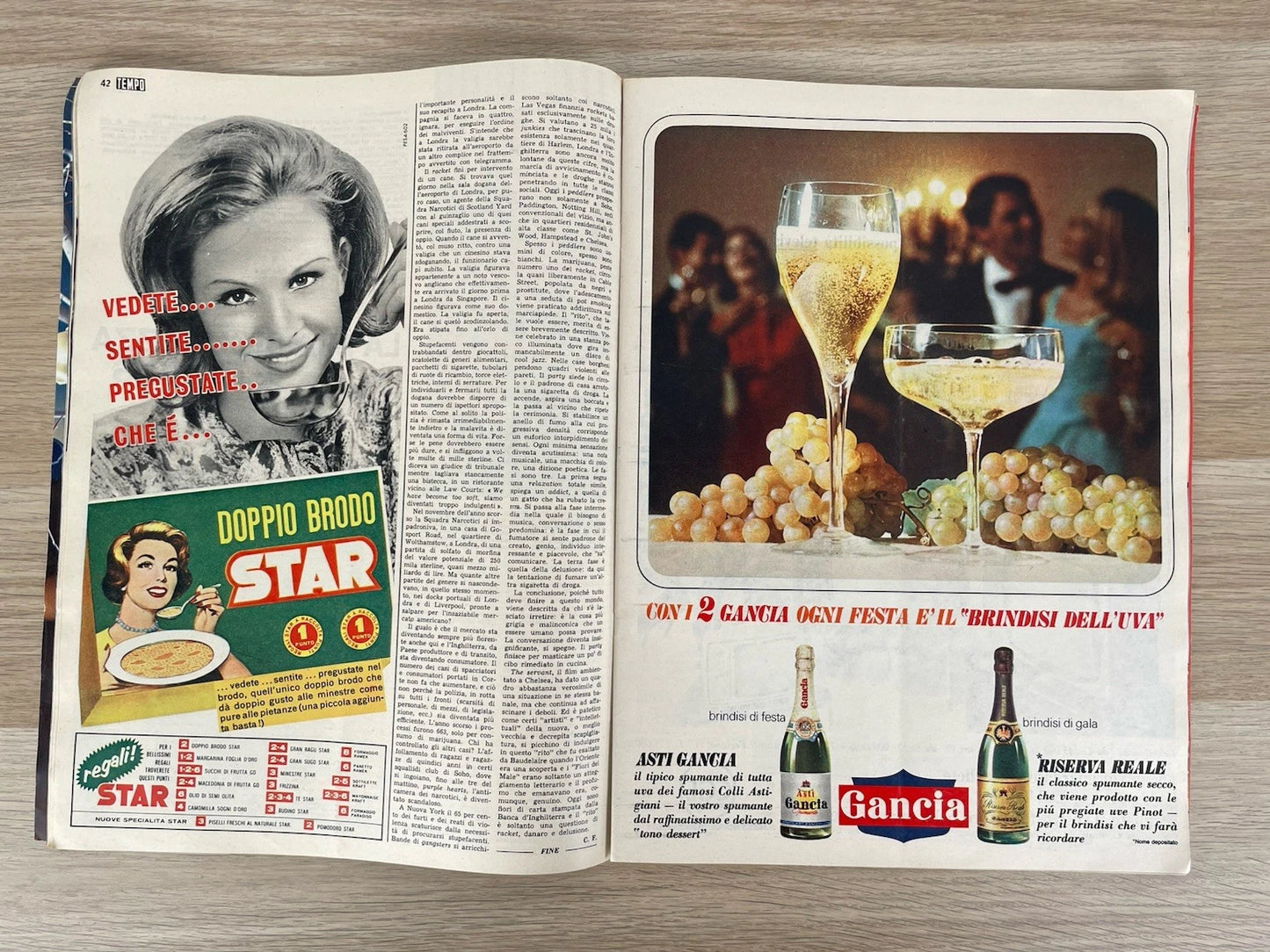 Rivista Tempo 16 Dicembre 1964 N. 51 A.XXVI Mondadori Palazzi Editore Vintage MI