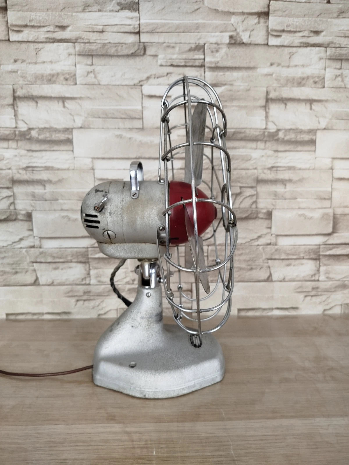 Ventilatore Ercole Marelli & C. SpA Milano Vintage Epoca Anni '30 Grigio Metallo