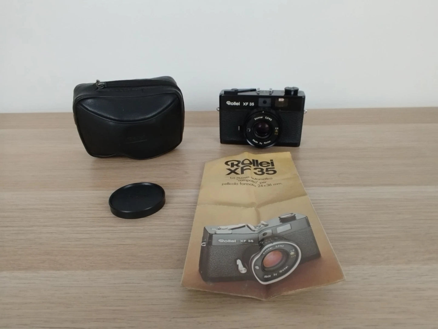 Fotocamera Analogica Rollei XF 35 Con Obiettivo Sonnar 35 35mm Anni 70 Telemetro