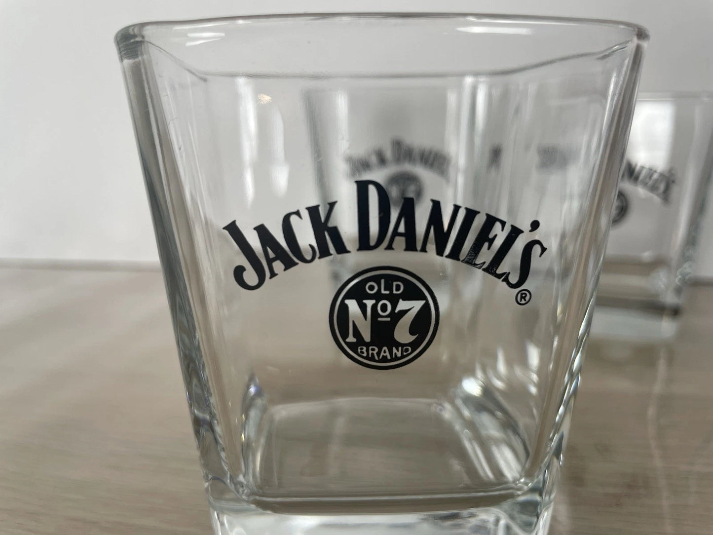 Servizio Da 4 Bicchieri Da Whisky Jack Daniel's Old N7 In Vetro Promozionali
