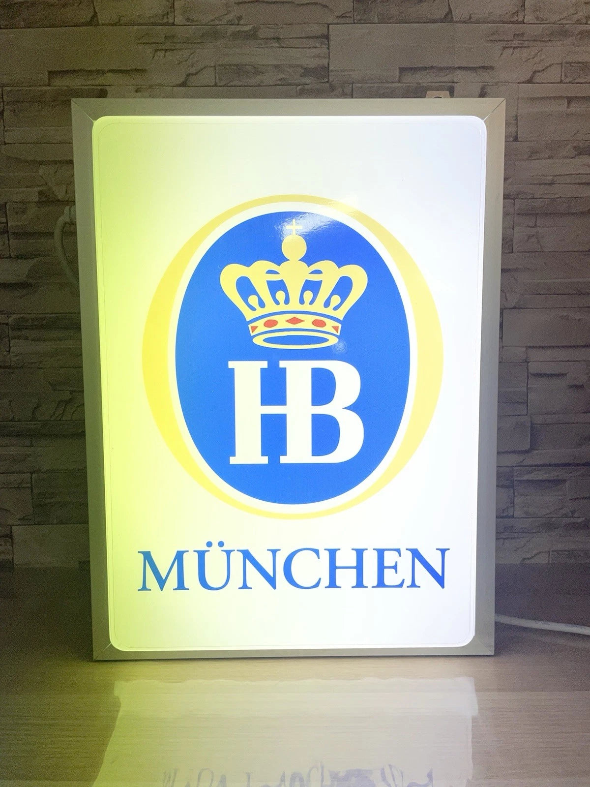 Insegna Luminosa HB Birrificio Germania Monaco Da Muro Con Cavo Oktoberfest