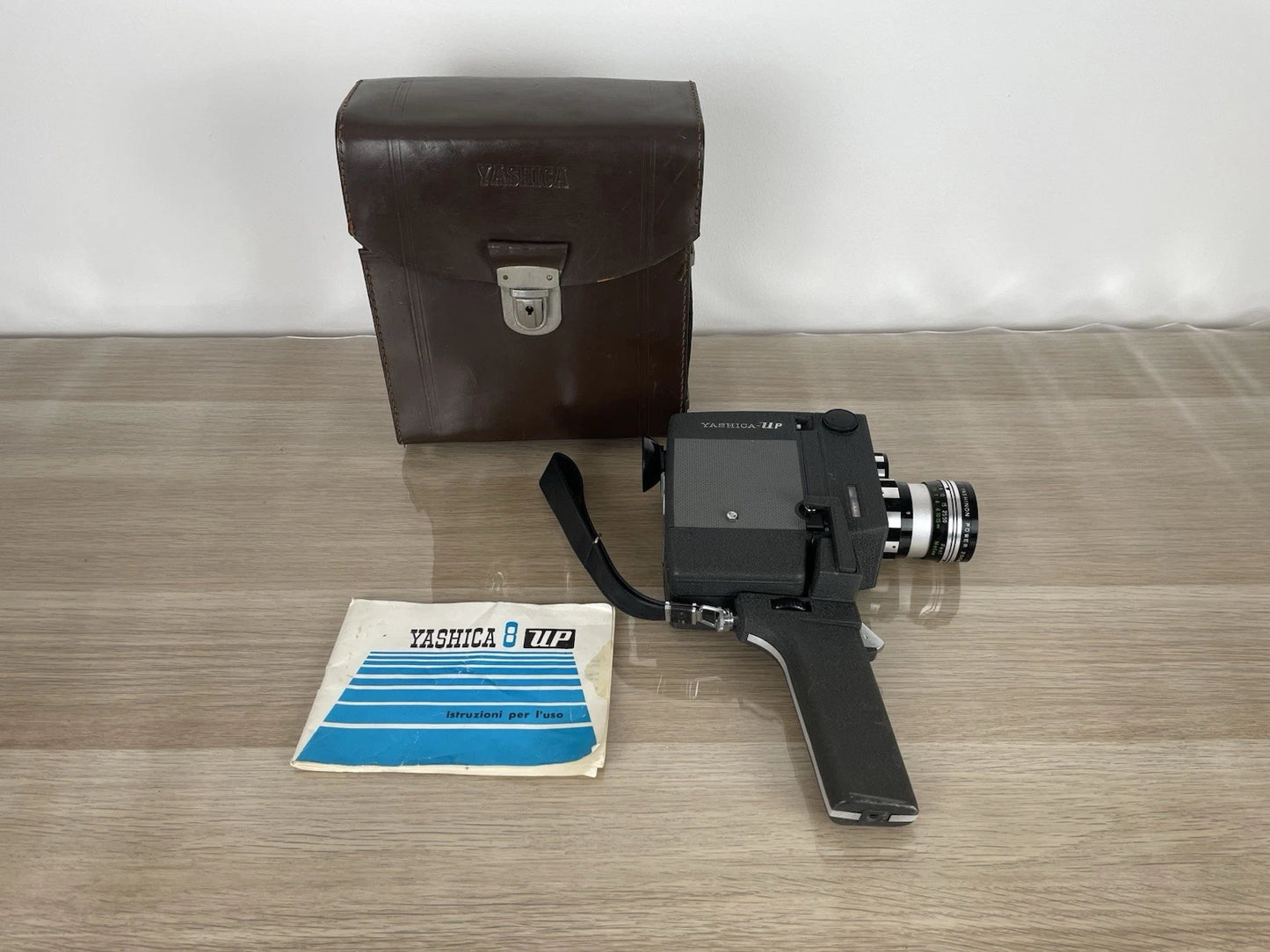 Cinepresa Yashica-Up Umatic-Power Super 8 Vintage Epoca Anni 60 Custodia Istruzioni