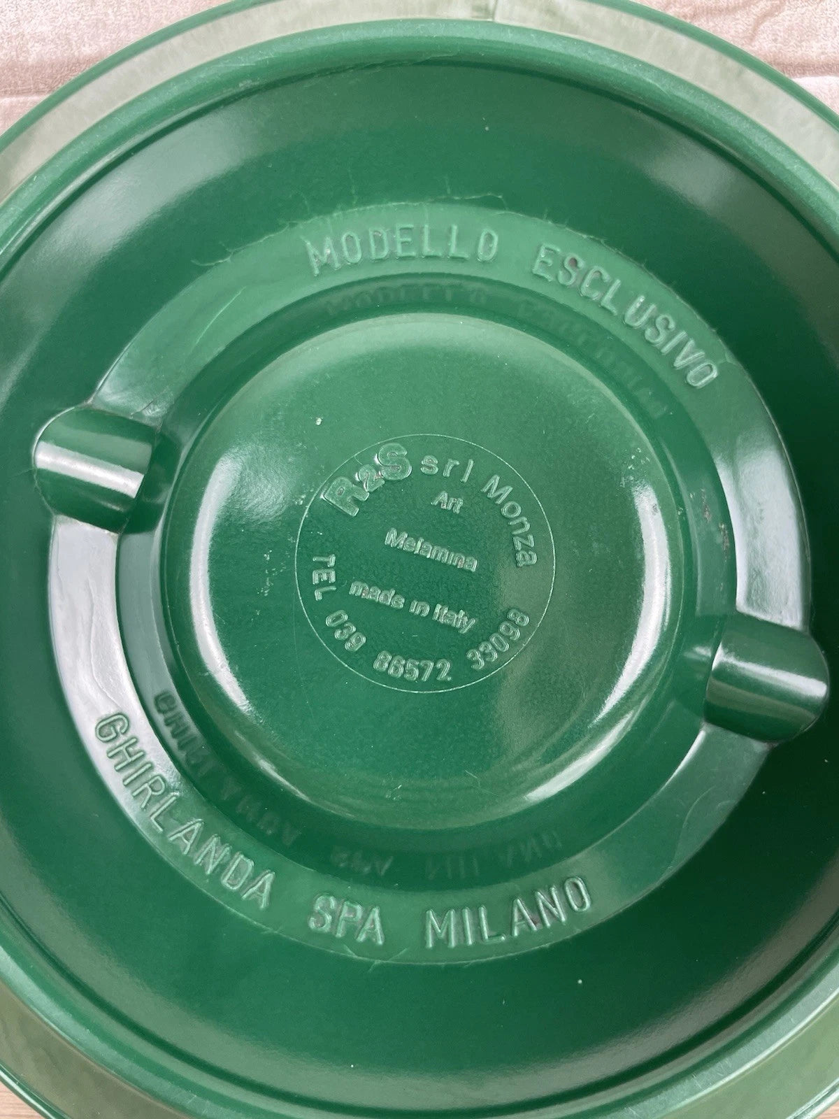 Posacenere Portacenere Oranjeboom Biere R2S Srl Monza Verde Collezione Anni '90