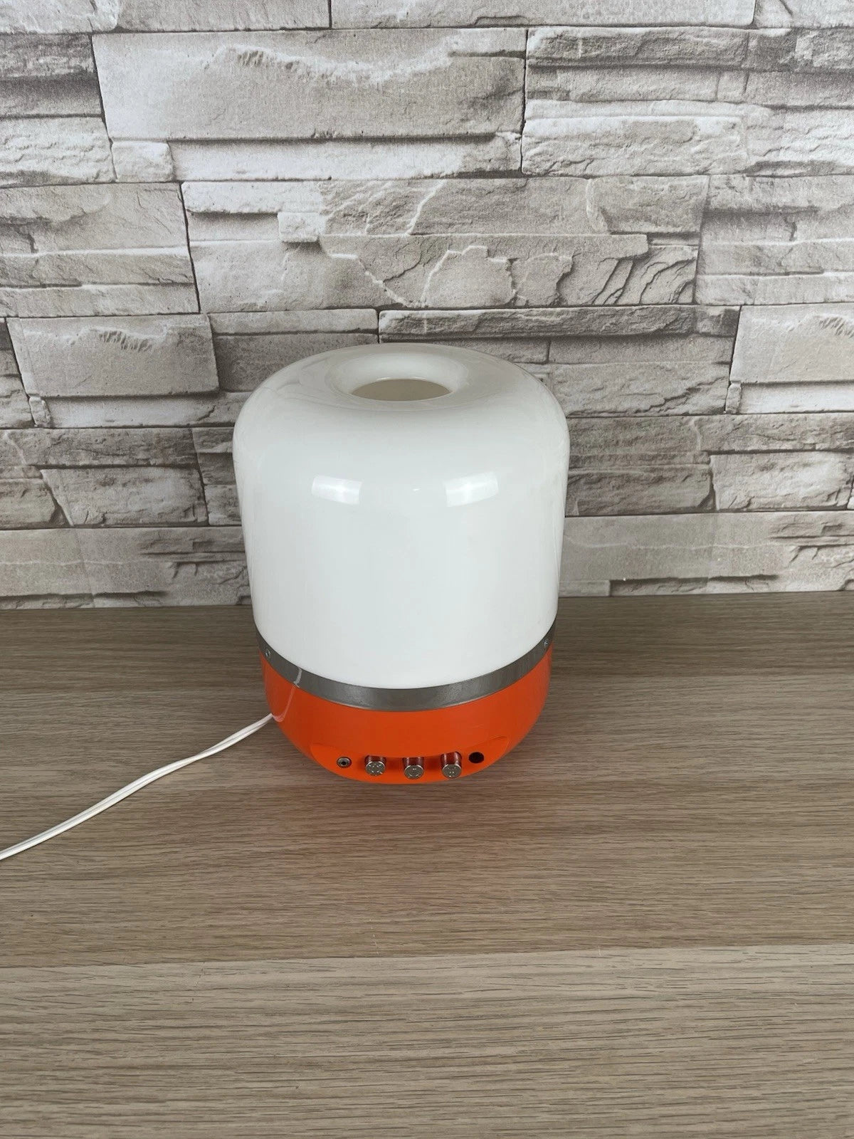 Radio Lampada 60s Europhon Design Adriano Rampoldi Vintage Space Age Arancione