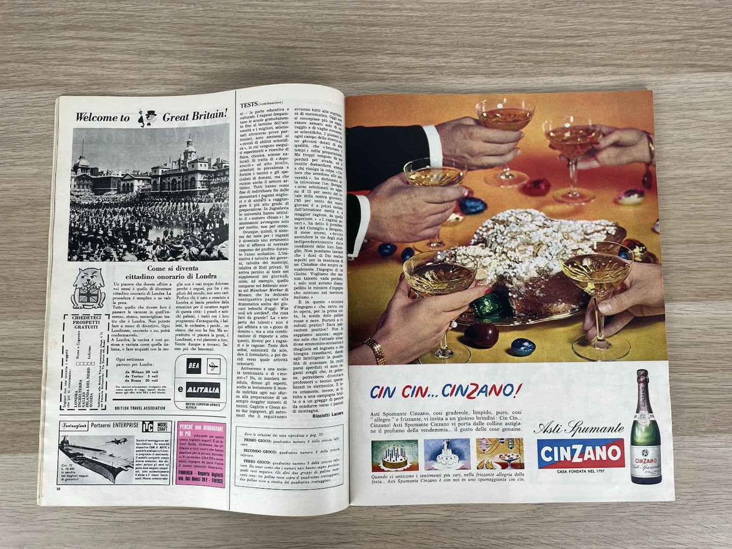 Rivista Epoca 22 Aprile 1962 N.603 Arnoldo Mondadori Editore Sophia Loren Oscar