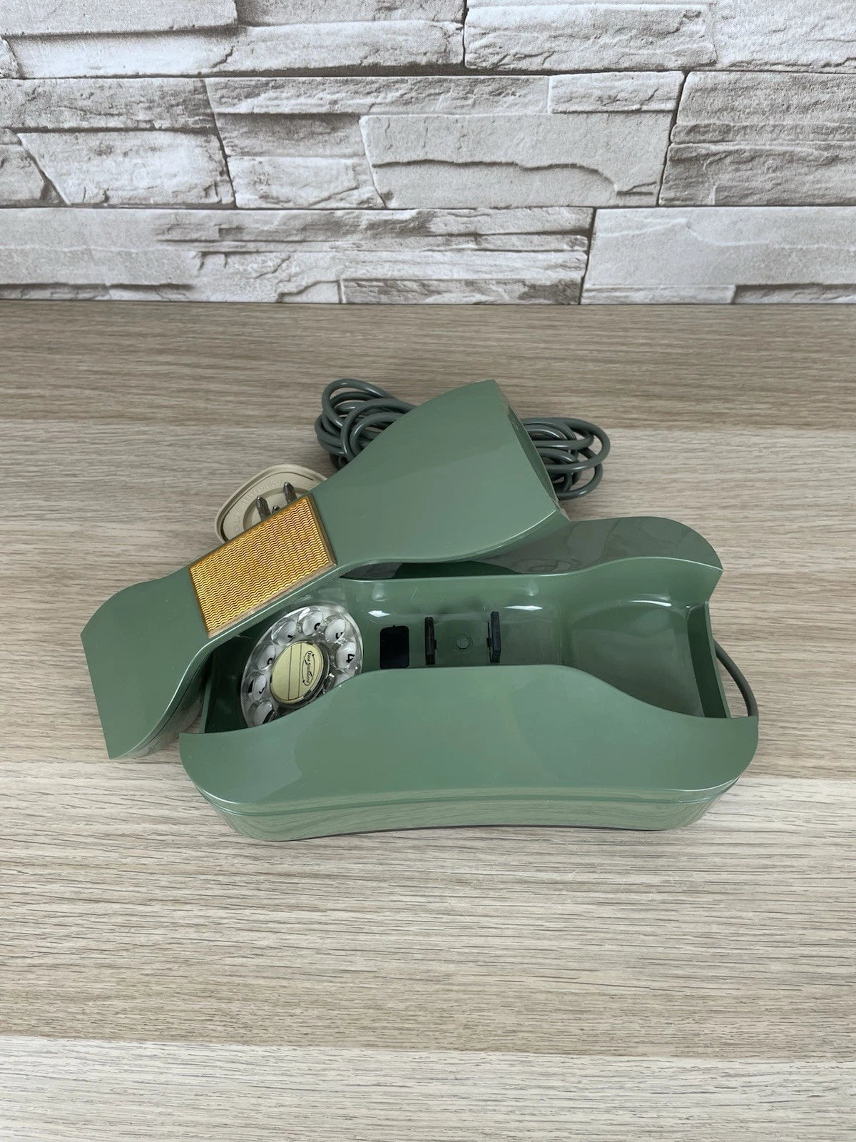Telefono Face Standard Jewel Box Verde Fisso A Disco Vintage Epoca Anni 60