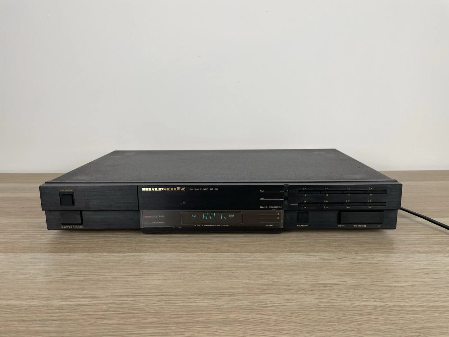 Sintonizzatore Tuner Marantz ST-35 Radio Stereo Vintage Anni 80 Nero Funzionante