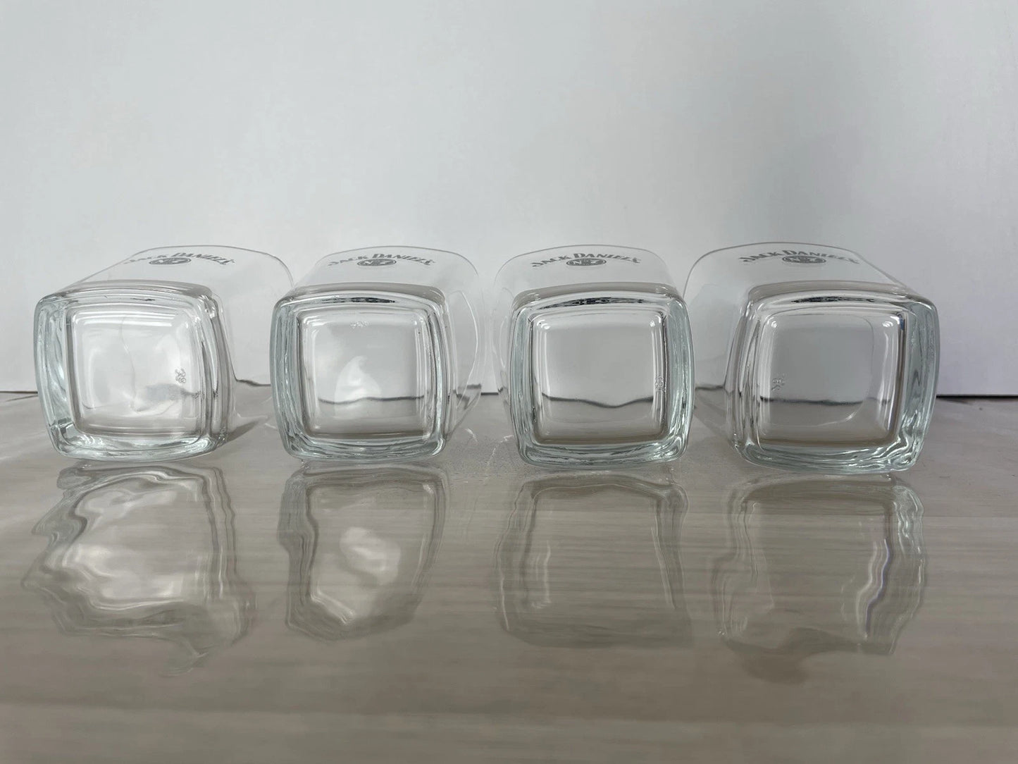 Servizio Da 4 Bicchieri Da Whisky Jack Daniel's Old N7 In Vetro Promozionali