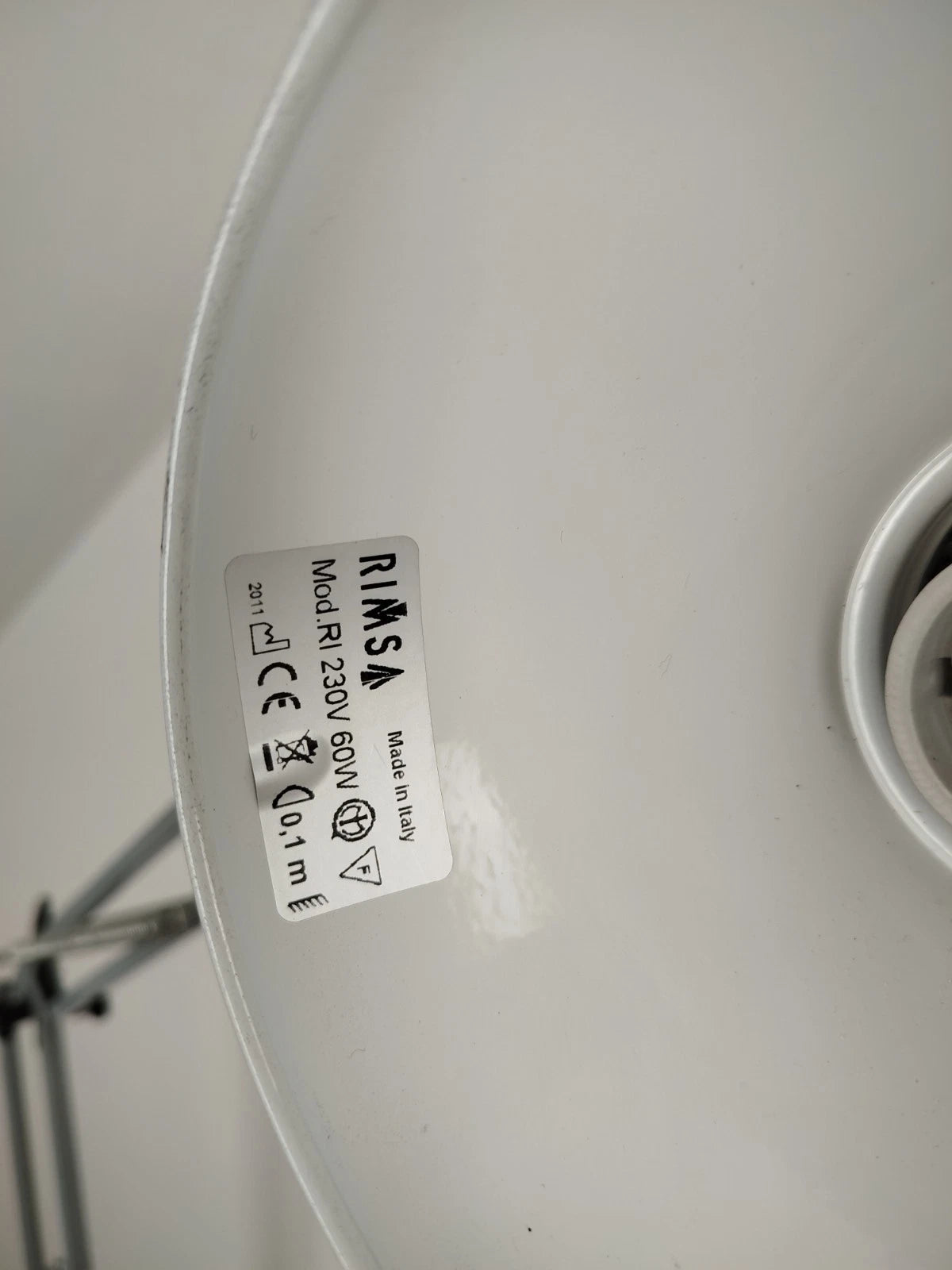 Lampada Da Tavolo Snodabile RIMSA RI e Morsetto Industriale Da Officina Vintage