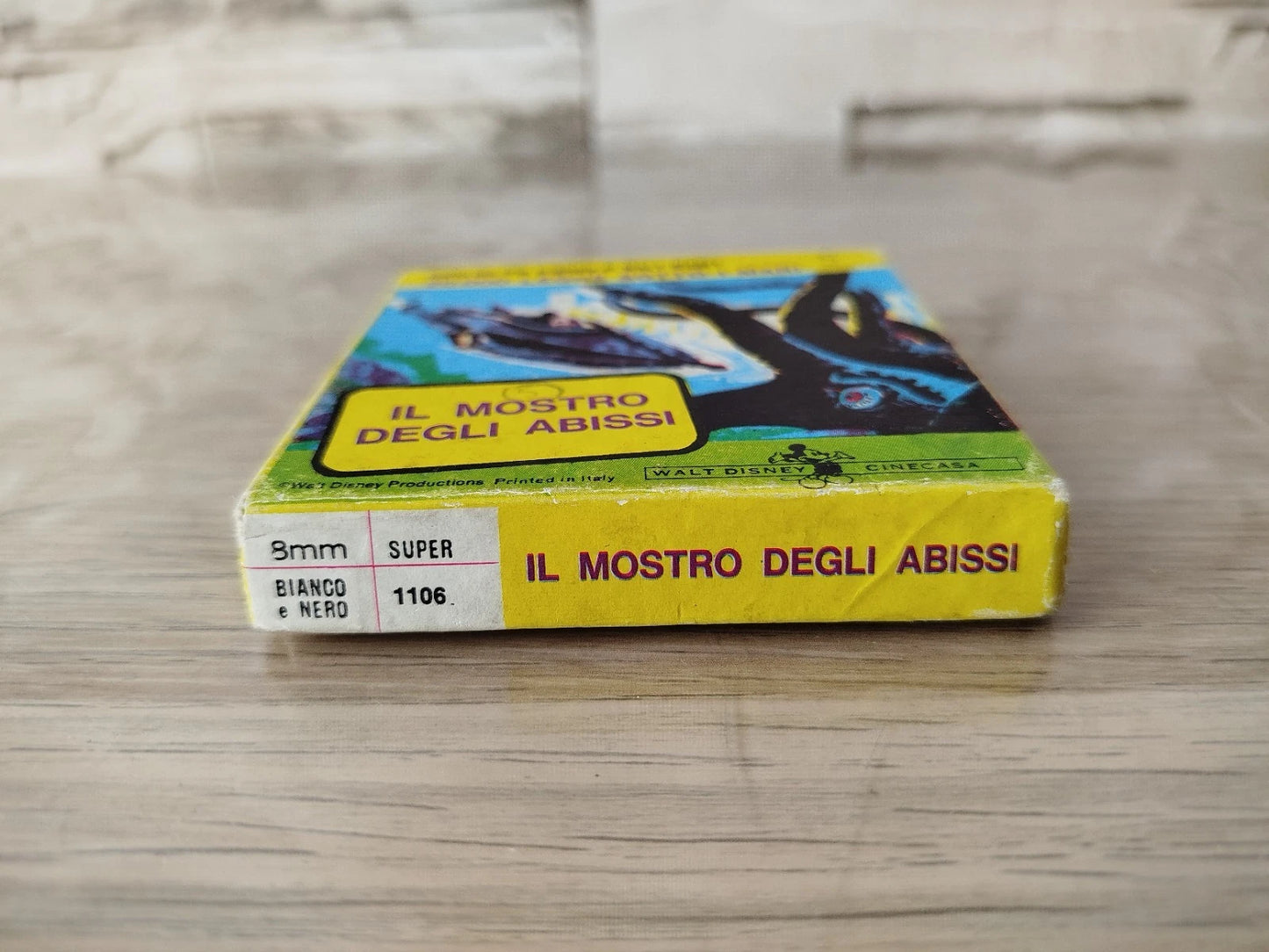 Pellicola Film Super 8 Walt Disney Il Mostro Degli Abissi Vintage Epoca Anni 60