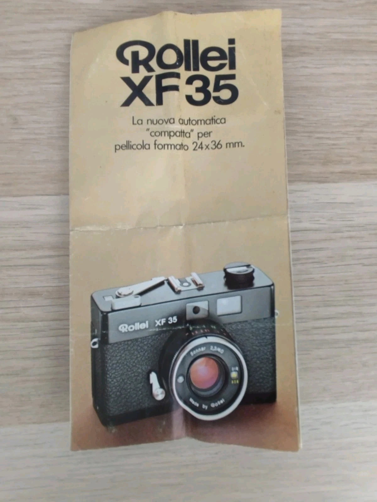 Fotocamera Analogica Rollei XF 35 Con Obiettivo Sonnar 35 35mm Anni 70 Telemetro