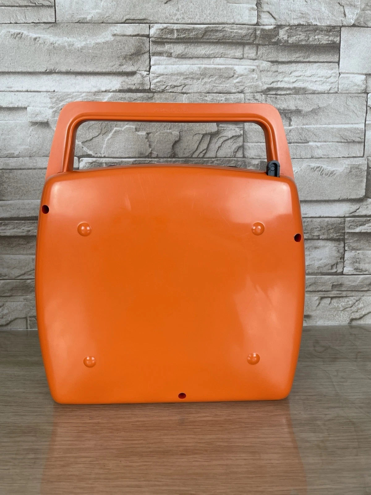 Mangiadischi Penny Vintage Dischi 45 Giri Epoca Arancione Con Scatola Originale