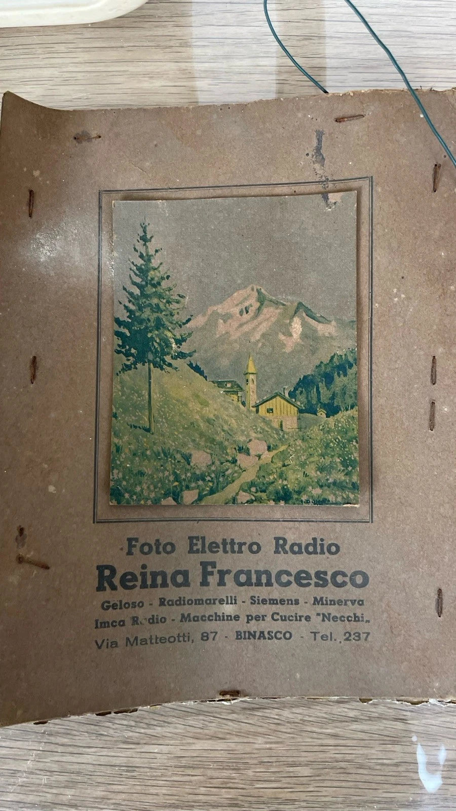 Antica Radio D'Epoca Minerva 525/2 Vintage Valvolare Anni 50 In Legno Solo AM