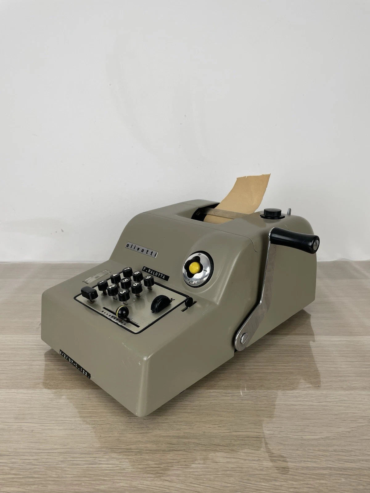 Olivetti Summa 15 Calcolatrice Meccanica Manuale Vintage Design Marcello Nizzoli